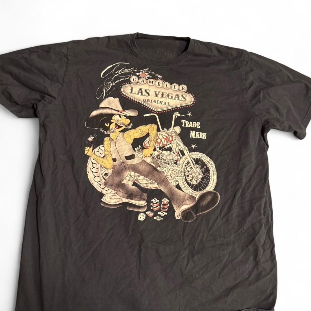 Unbranded Men's Black and Grey T-shirt